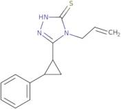 4-Allyl-5-(2-phenylcyclopropyl)-4H-1,2,4-triazole-3-thiol