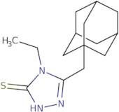 5-(1-Adamantylmethyl)-4-ethyl-4H-1,2,4-triazole-3-thiol