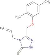 4-Allyl-5-[(2,5-dimethylphenoxy)methyl]-4H-1,2,4-triazole-3-thiol