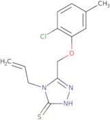 4-Allyl-5-[(2-chloro-5-methylphenoxy)methyl]-4H-1,2,4-triazole-3-thiol