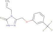 4-Allyl-5-{[3-(trifluoromethyl)phenoxy]methyl}-4H-1,2,4-triazole-3-thiol