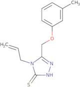 4-Allyl-5-[(3-methylphenoxy)methyl]-4H-1,2,4-triazole-3-thiol