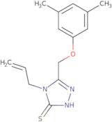 4-Allyl-5-[(3,5-dimethylphenoxy)methyl]-4H-1,2,4-triazole-3-thiol