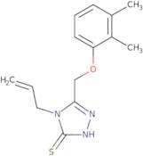 4-Allyl-5-[(2,3-dimethylphenoxy)methyl]-4H-1,2,4-triazole-3-thiol