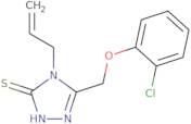 4-Allyl-5-[(2-chlorophenoxy)methyl]-4H-1,2,4-triazole-3-thiol