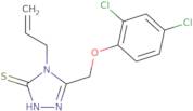 4-Allyl-5-[(2,4-dichlorophenoxy)methyl]-4H-1,2,4-triazole-3-thiol