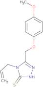 4-Allyl-5-[(4-methoxyphenoxy)methyl]-4H-1,2,4-triazole-3-thiol