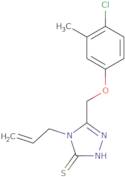 4-Allyl-5-[(4-chloro-3-methylphenoxy)methyl]-4H-1,2,4-triazole-3-thiol