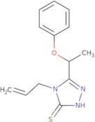 4-Allyl-5-(1-phenoxyethyl)-4H-1,2,4-triazole-3-thiol