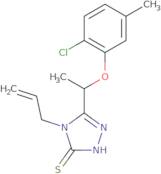 4-Allyl-5-[1-(2-chloro-5-methylphenoxy)ethyl]-4H-1,2,4-triazole-3-thiol