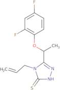 4-Allyl-5-[1-(2,4-difluorophenoxy)ethyl]-4H-1,2,4-triazole-3-thiol