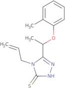 4-Allyl-5-[1-(2-methylphenoxy)ethyl]-4H-1,2,4-triazole-3-thiol