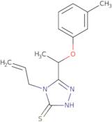 4-Allyl-5-[1-(3-methylphenoxy)ethyl]-4H-1,2,4-triazole-3-thiol