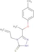 4-Allyl-5-[1-(4-methylphenoxy)ethyl]-4H-1,2,4-triazole-3-thiol