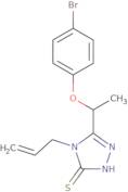 4-Allyl-5-[1-(4-bromophenoxy)ethyl]-4H-1,2,4-triazole-3-thiol