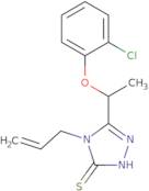 4-Allyl-5-[1-(2-chlorophenoxy)ethyl]-4H-1,2,4-triazole-3-thiol