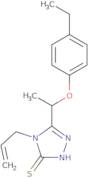 4-Allyl-5-[1-(4-ethylphenoxy)ethyl]-4H-1,2,4-triazole-3-thiol