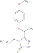 4-Allyl-5-[1-(4-methoxyphenoxy)ethyl]-4H-1,2,4-triazole-3-thiol