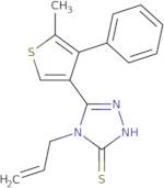 4-Allyl-5-(5-methyl-4-phenylthien-3-yl)-4H-1,2,4-triazole-3-thiol