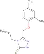 4-Allyl-5-[(2,4-dimethylphenoxy)methyl]-4H-1,2,4-triazole-3-thiol