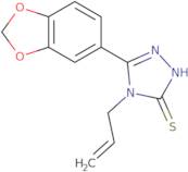 4-Allyl-5-(1,3-benzodioxol-5-yl)-4H-1,2,4-triazole-3-thiol