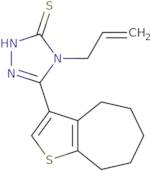 4-Allyl-5-(5,6,7,8-tetrahydro-4H-cyclohepta[b]thien-3-yl)-4H-1,2,4-triazole-3-thiol