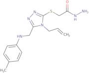 2-[(4-Allyl-5-{[(4-methylphenyl)amino]methyl}-4H-1,2,4-triazol-3-yl)thio]acetohydrazide