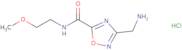 3-(Aminomethyl)-N-(2-methoxyethyl)-1,2,4-oxadiazole-5-carboxamide hydrochloride