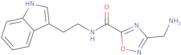 3-(Aminomethyl)-N-[2-(1H-indol-3-yl)ethyl]-1,2,4-oxadiazole-5-carboxamide