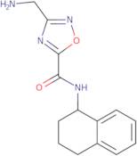 3-(Aminomethyl)-N-1,2,3,4-tetrahydronaphthalen-1-yl-1,2,4-oxadiazole-5-carboxamide