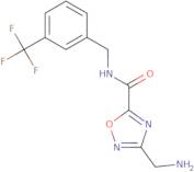 3-(Aminomethyl)-N-[3-(trifluoromethyl)benzyl]-1,2,4-oxadiazole-5-carboxamide