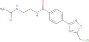 N-[2-(Acetylamino)ethyl]-4-[5-(chloromethyl)-1,2,4-oxadiazol-3-yl]benzamide