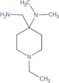 4-(Aminomethyl)-1-ethyl-N,N-dimethylpiperidin-4-amine