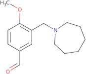 3-(Azepan-1-ylmethyl)-4-methoxybenzaldehyde