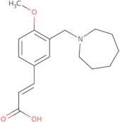 (2E)-3-[3-(Azepan-1-ylmethyl)-4-methoxyphenyl]acrylic acid
