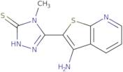 5-(3-Aminothieno[2,3-b]pyridin-2-yl)-4-methyl-4H-1,2,4-triazole-3-thiol