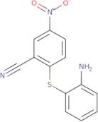 2-[(2-Aminophenyl)thio]-5-nitrobenzonitrile