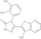 5-(3-Aminothieno[2,3-b]pyridin-2-yl)-4-(2,3-dimethylphenyl)-4H-1,2,4-triazole-3-thiol