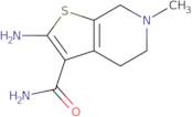 2-Amino-6-methyl-4,5,6,7-tetrahydrothieno[2,3-c]pyridine-3-carboxamide