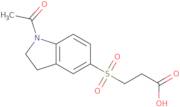 3-[(1-Acetyl-2,3-dihydro-1H-indol-5-yl)sulfonyl]propanoic acid