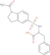 2-{[(1-Acetyl-2,3-dihydro-1H-indol-5-yl)sulfonyl]amino}-3-phenylpropanoic acid