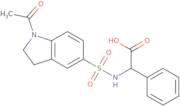 {[(1-Acetyl-2,3-dihydro-1H-indol-5-yl)sulfonyl]amino}(phenyl)acetic acid