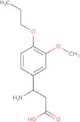 3-Amino-3-(3-methoxy-4-propoxyphenyl)propanoic acid