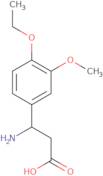 3-Amino-3-(4-ethoxy-3-methoxyphenyl)propanoic acid hydrochloride