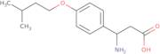 3-Amino-3-[4-(3-methylbutoxy)phenyl]propanoic acid