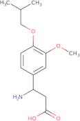 3-Amino-3-(4-isobutoxy-3-methoxyphenyl)propanoic acid