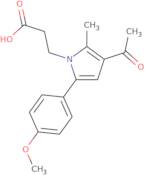 3-[3-Acetyl-5-(4-methoxyphenyl)-2-methyl-1H-pyrrol-1-yl]propanoic acid