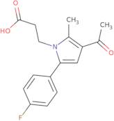 3-[3-Acetyl-5-(4-fluorophenyl)-2-methyl-1H-pyrrol-1-yl]propanoic acid