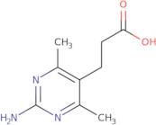 3-(2-Amino-4,6-dimethylpyrimidin-5-yl)propanoic acid