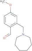 2-(Azepan-1-ylmethyl)-4-methoxybenzaldehyde